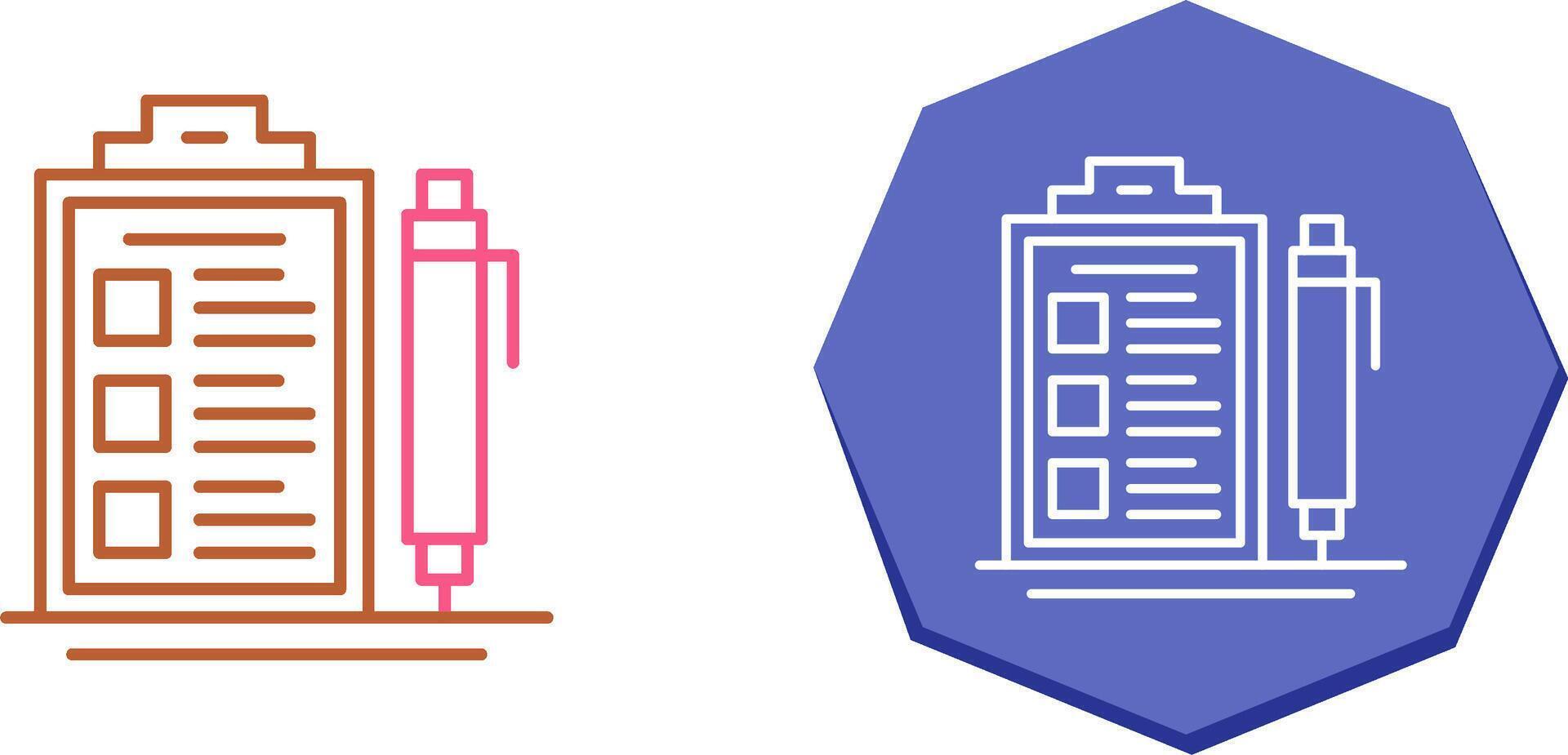 Check List Icon Design vector