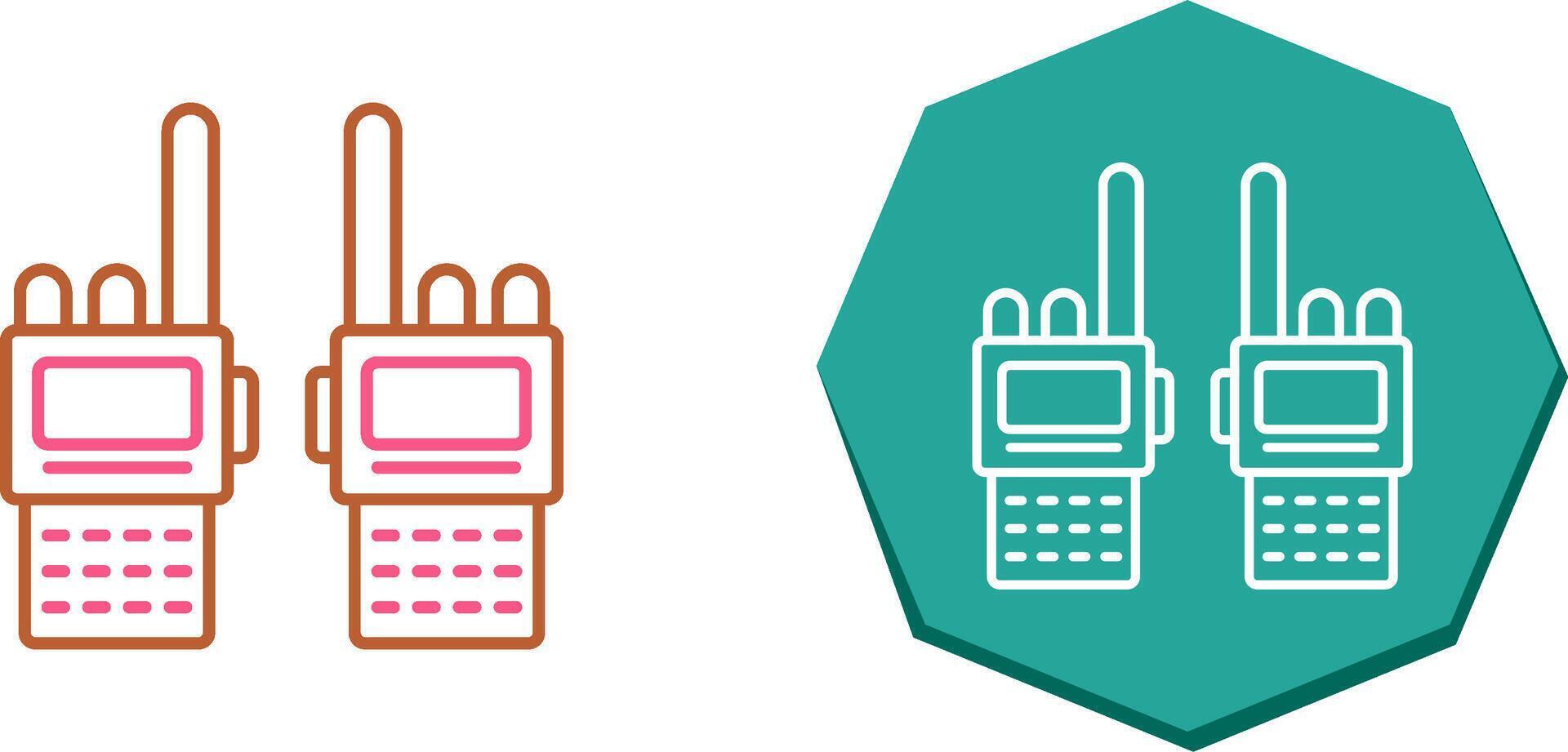 Walkie Talkie Icon Design vector