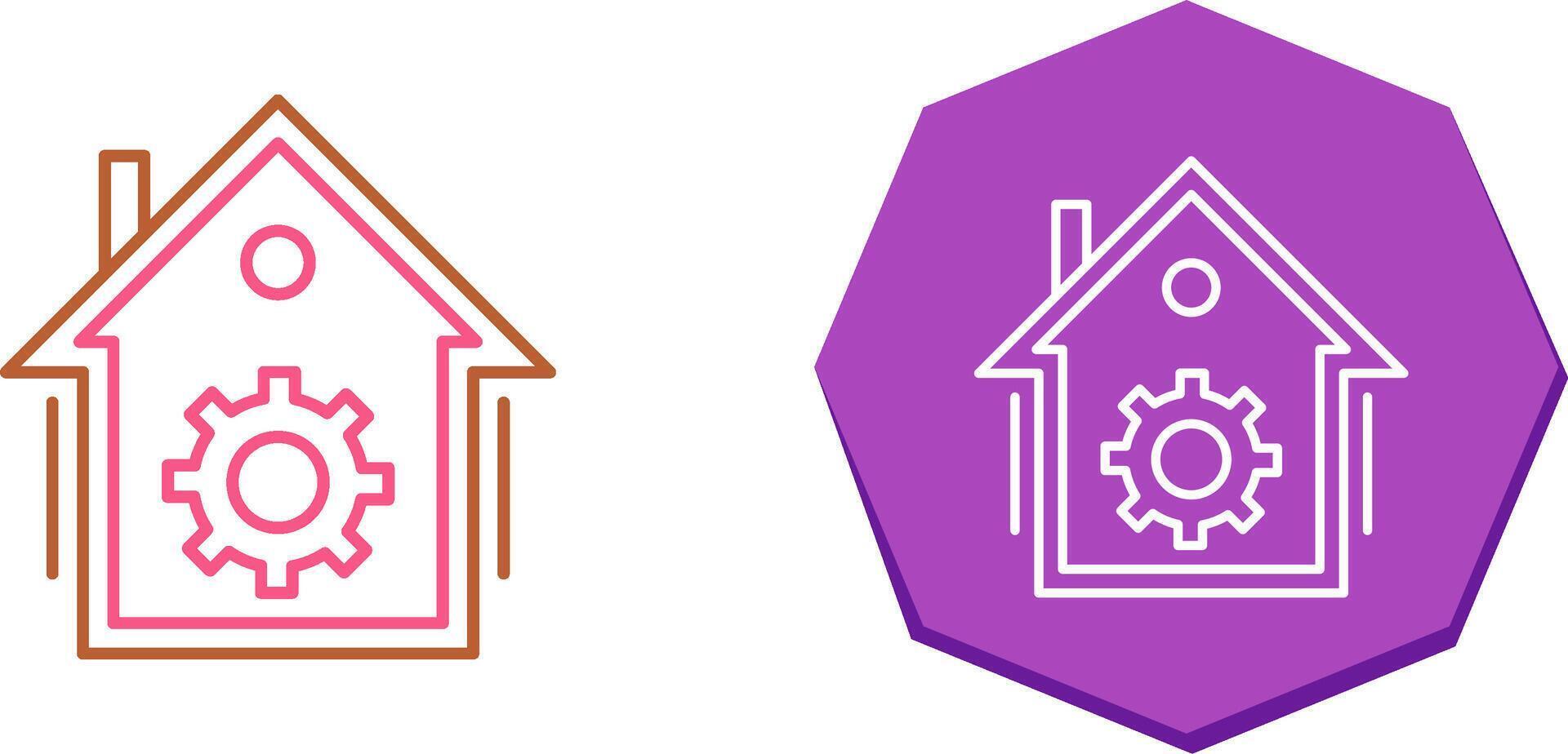 Home Automation Icon Design vector