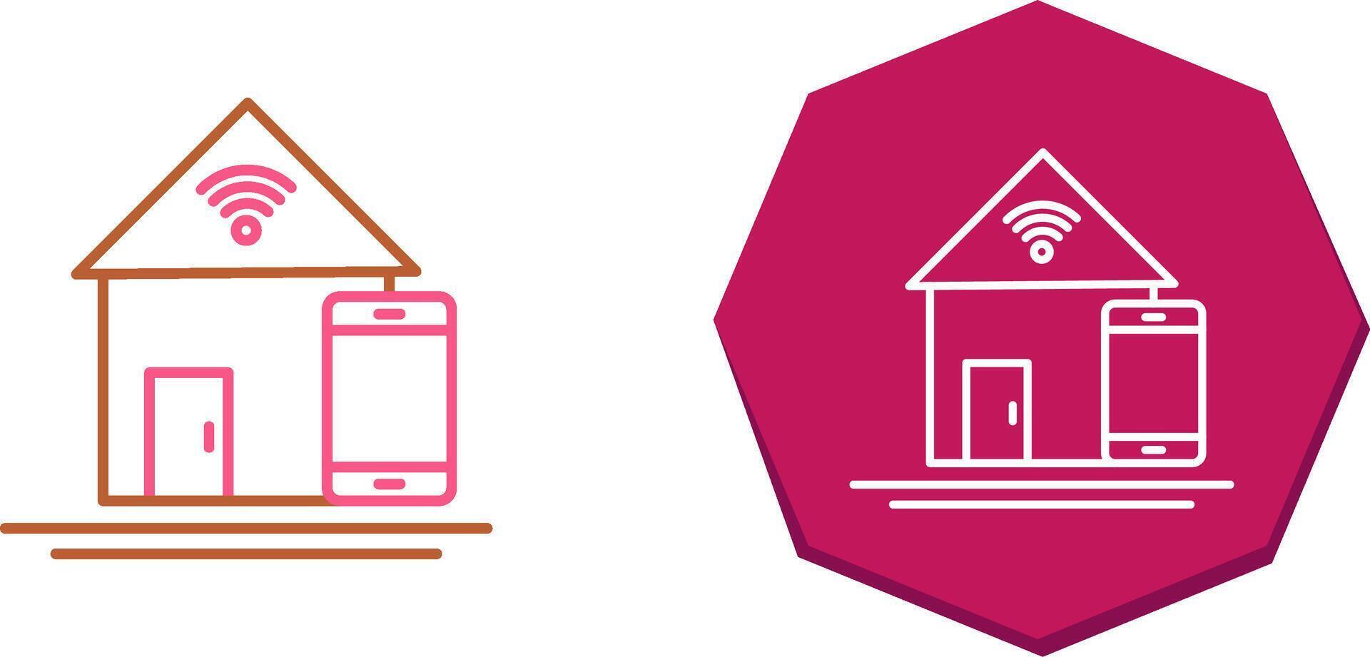 Home Automation Icon Design vector
