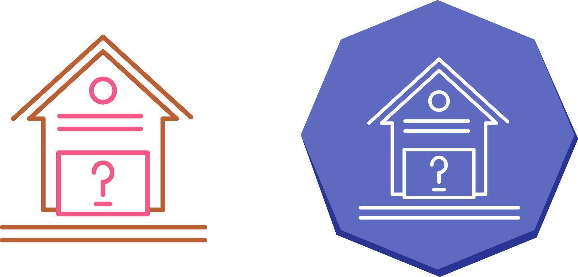 Unknown Icon Design vector