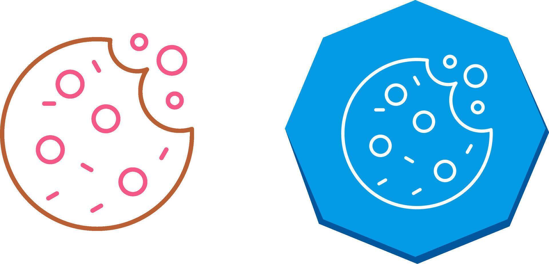 Cookie Icon Design vector