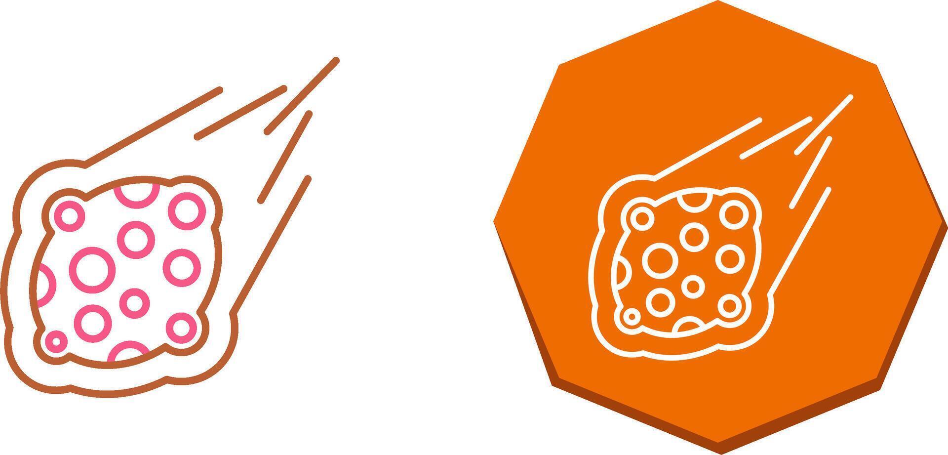 Meteorite Icon Design vector