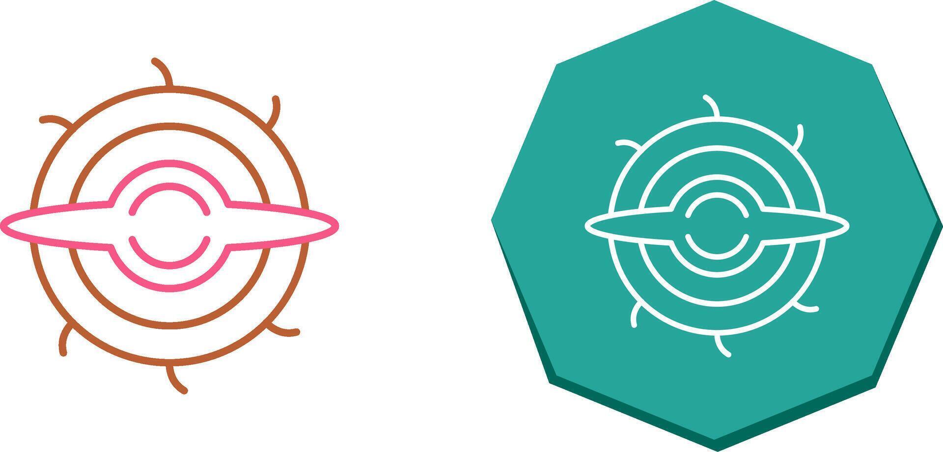 Black Hole Icon Design vector