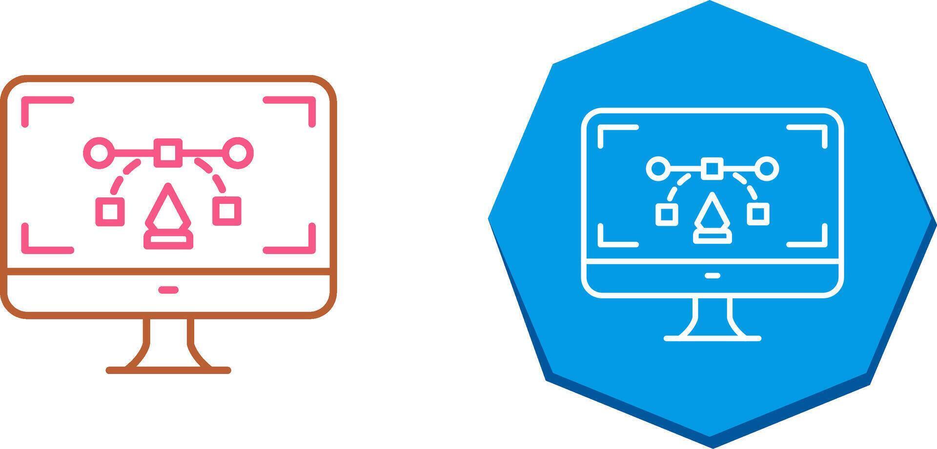 Desktop Icon Design vector