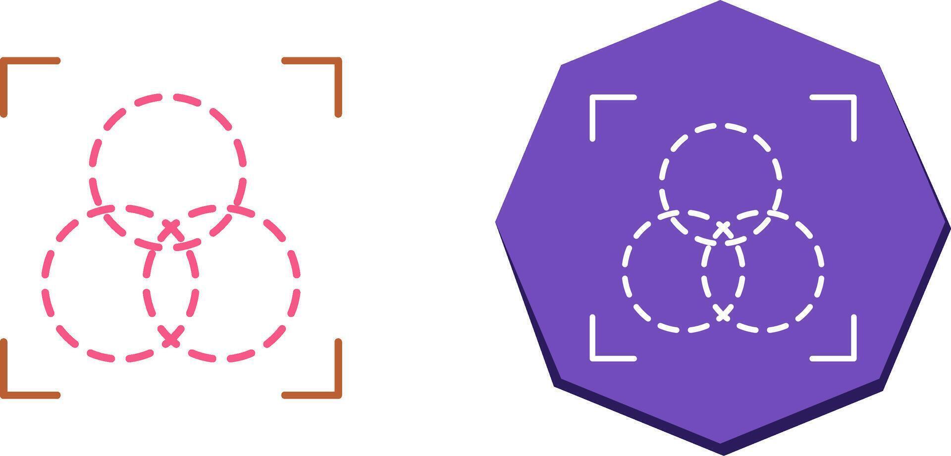 Intersection Icon Design vector