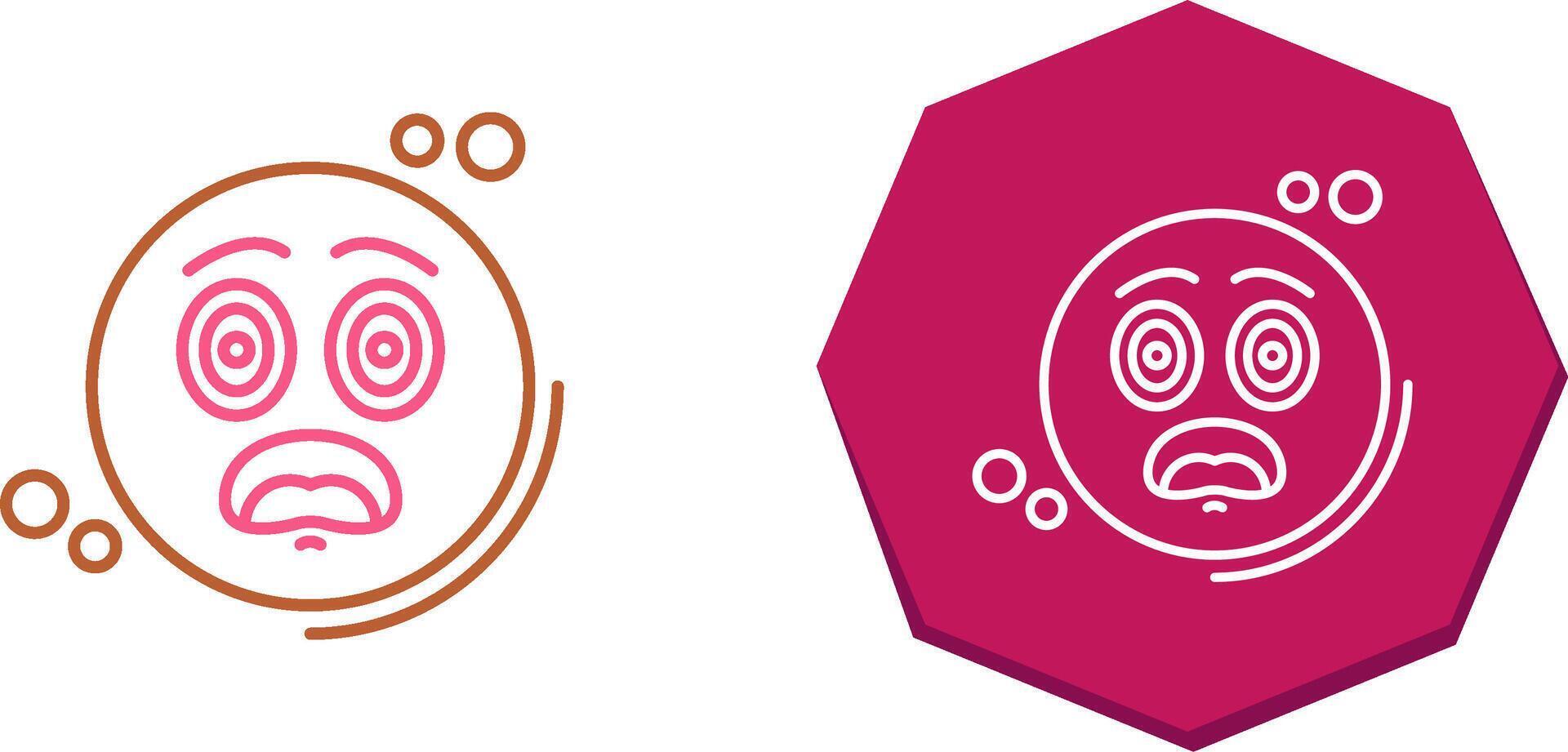 Dazed Icon Design vector
