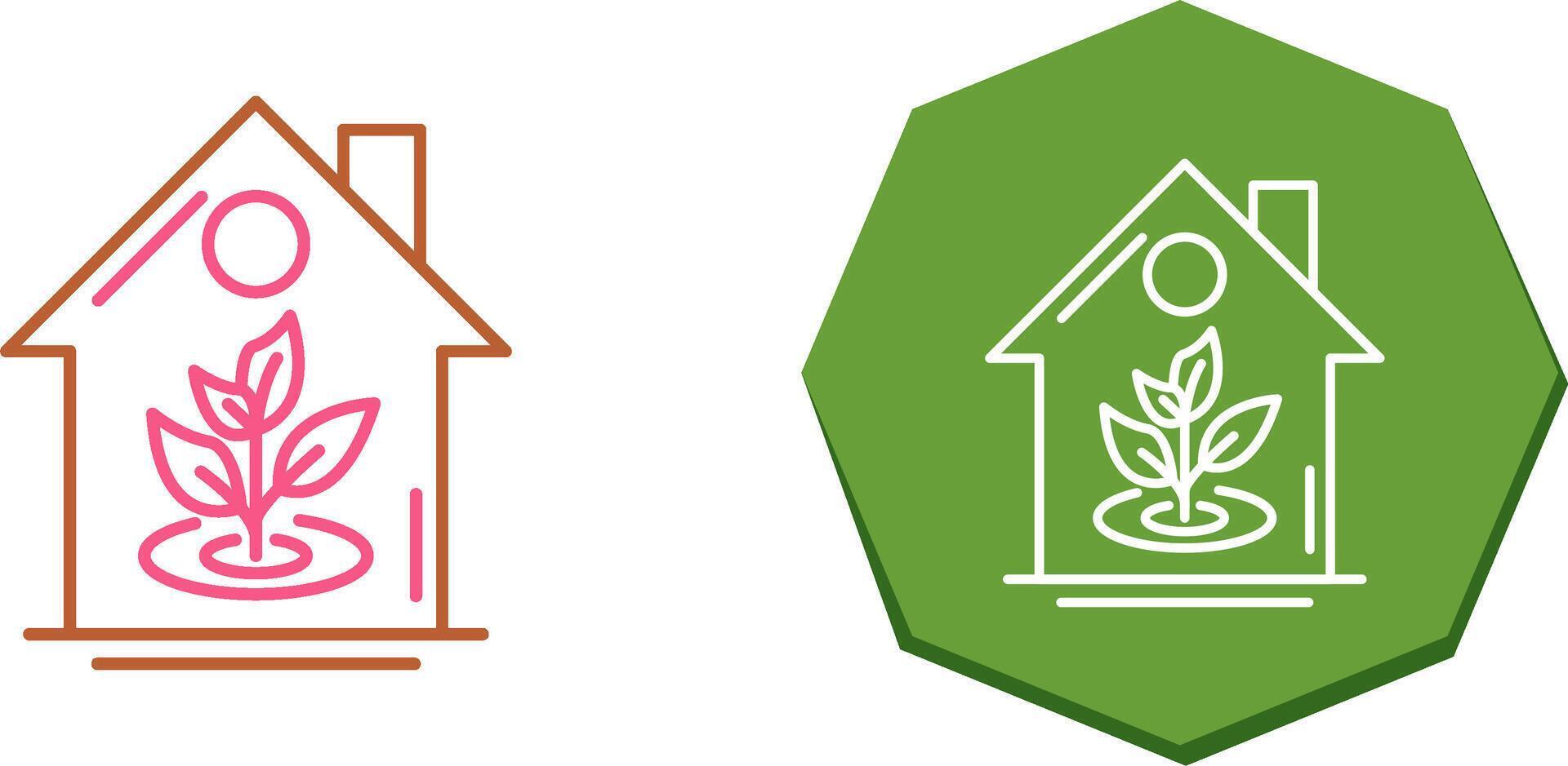 Plant Icon Design vector