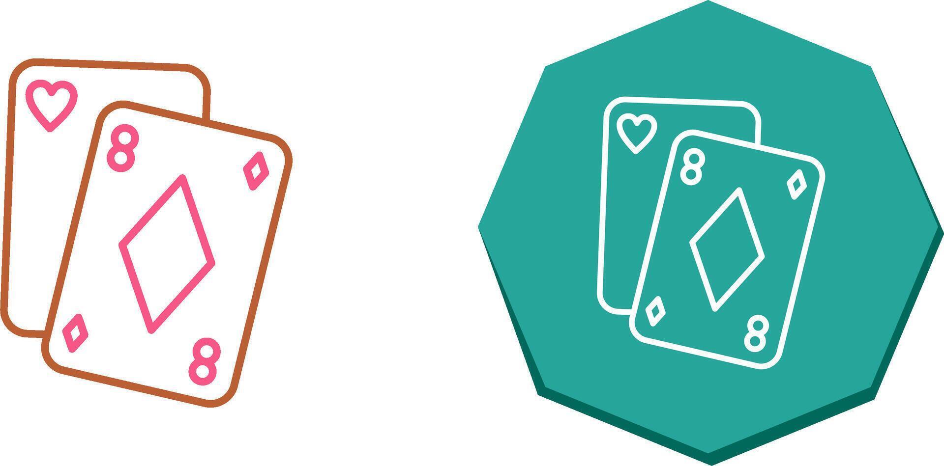 Poker Icon Design vector