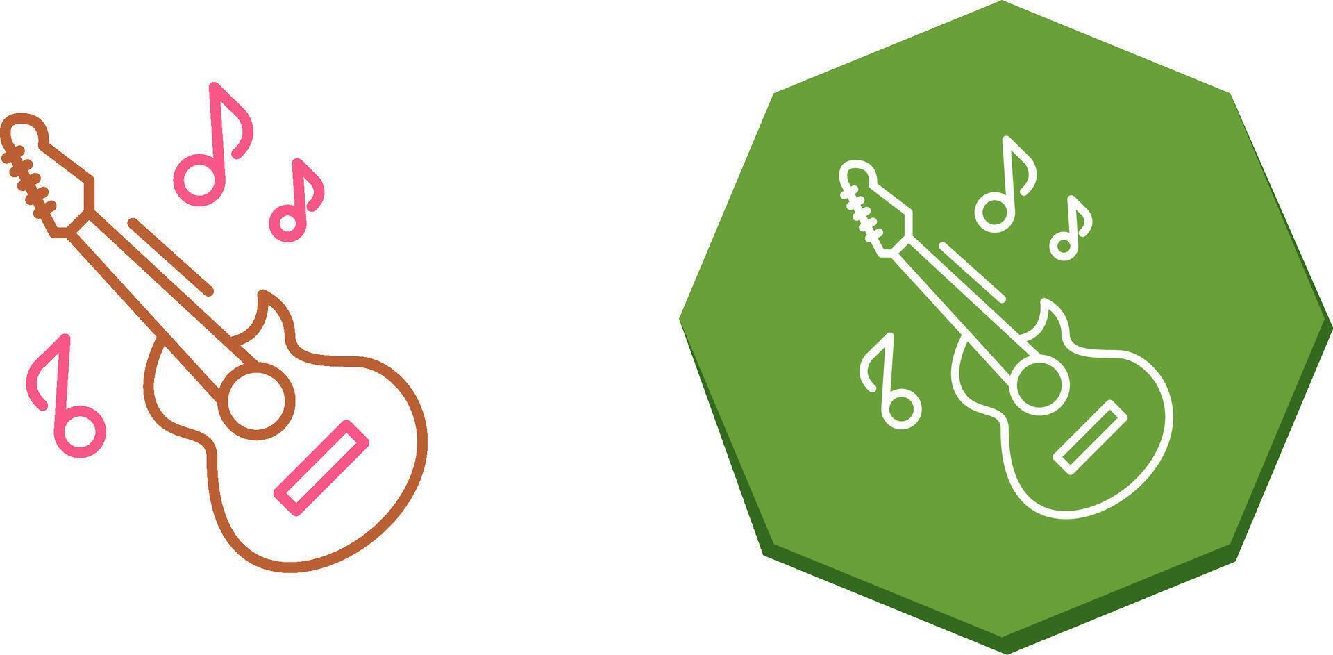 Guitar Icon Design vector
