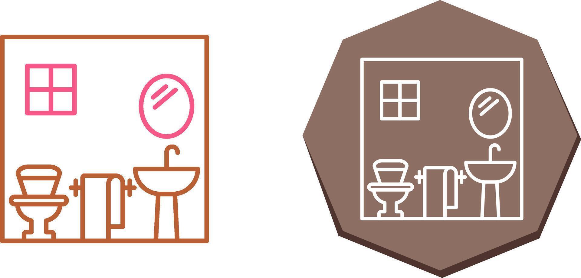 Bathroom Icon Design vector