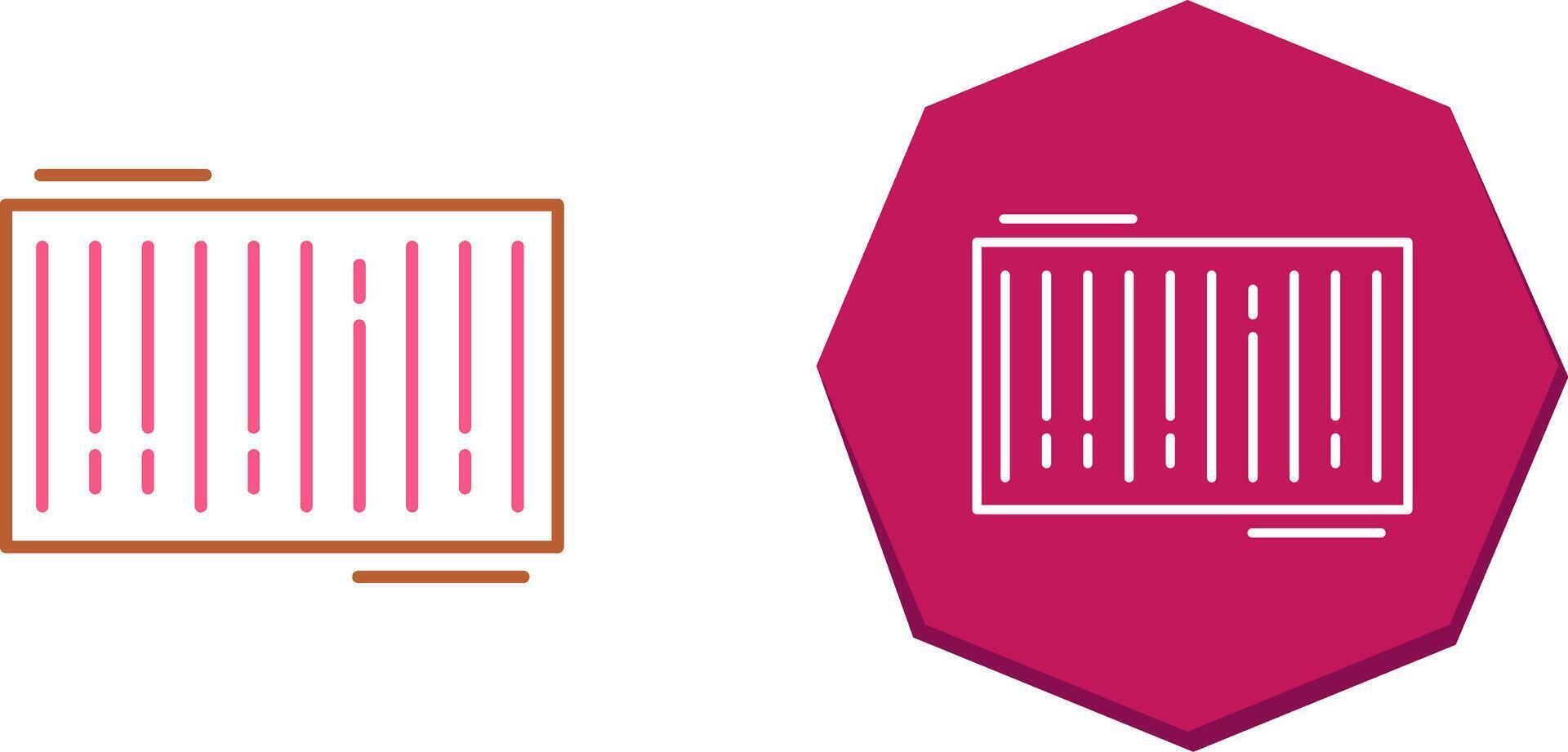 Barcode Icon Design vector