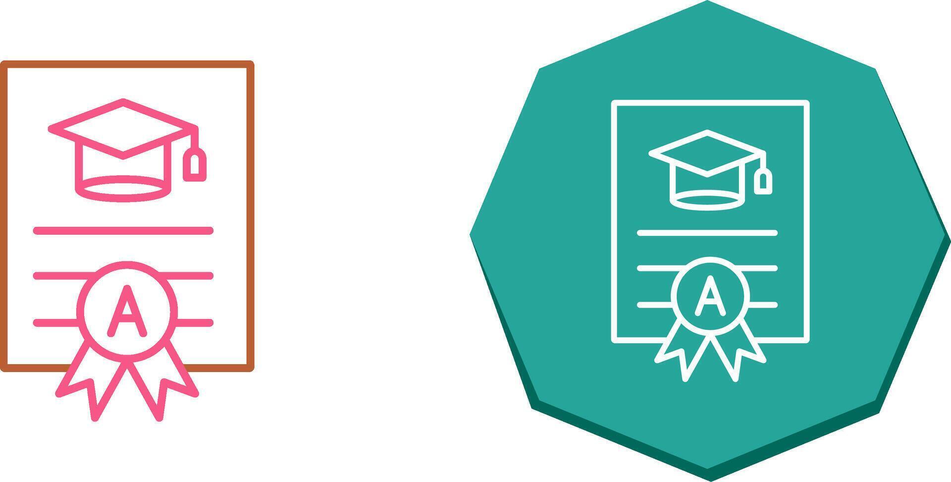 Report Card Icon Design vector