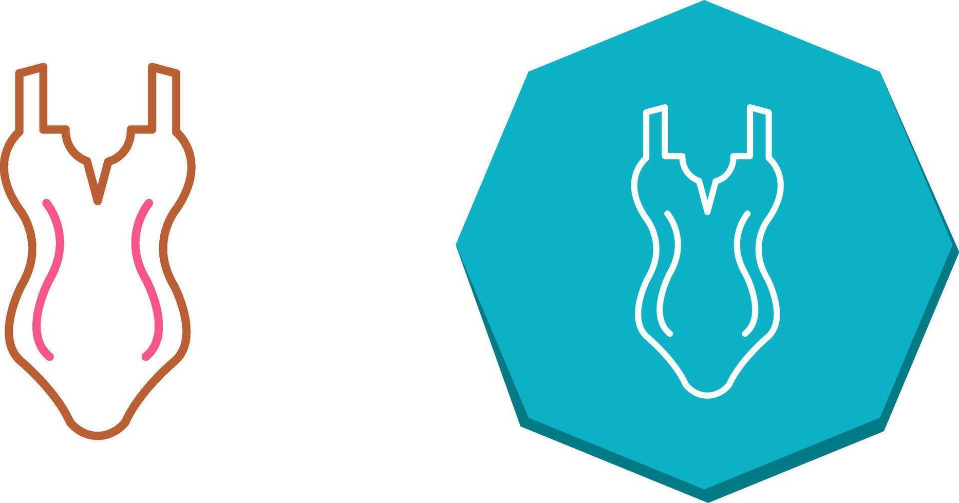 Swim Suit Icon Design vector