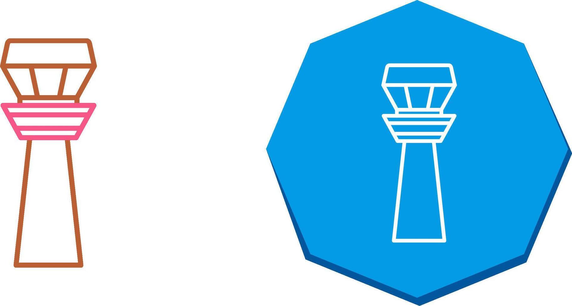 Control Tower Icon Design vector