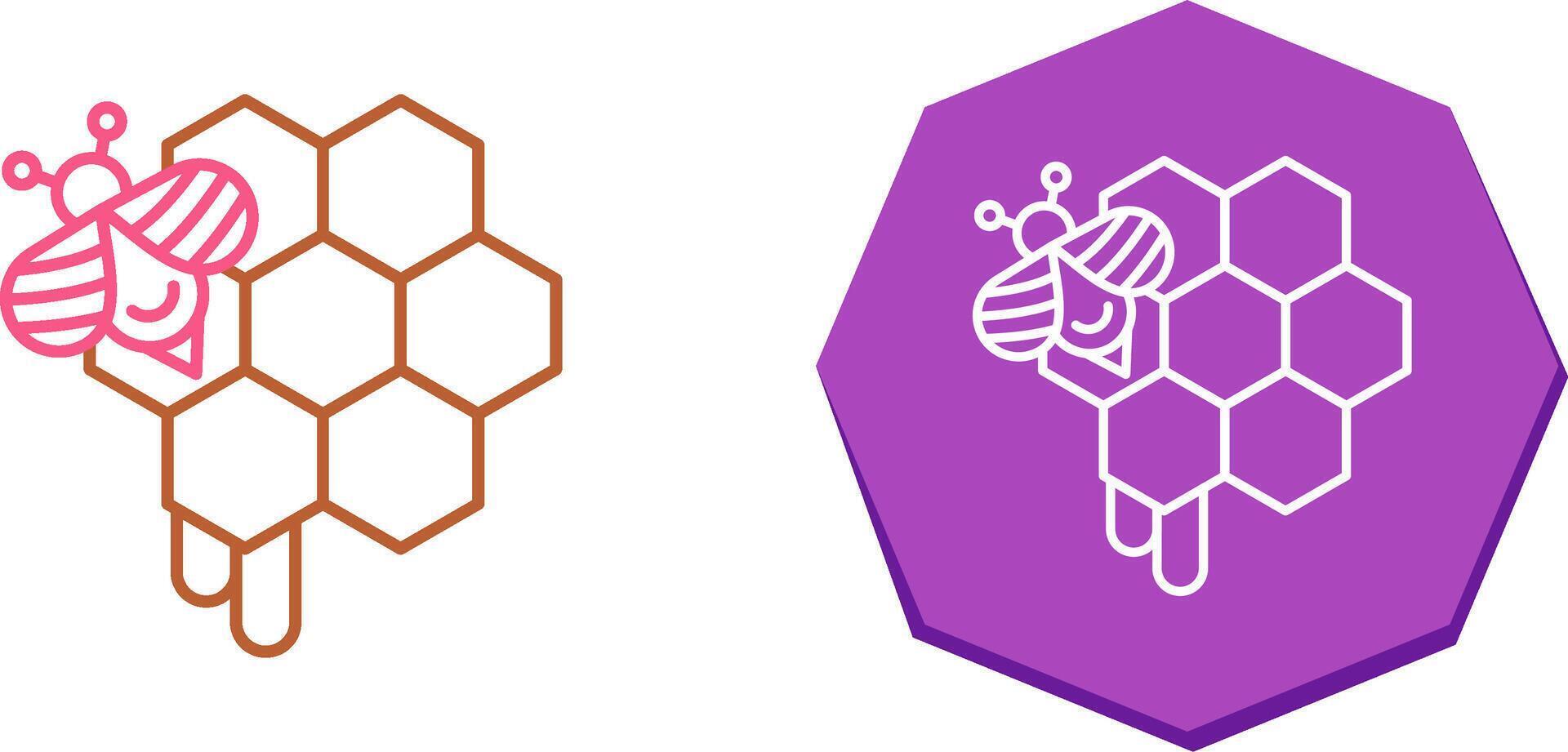 Honeycomb Icon Design vector