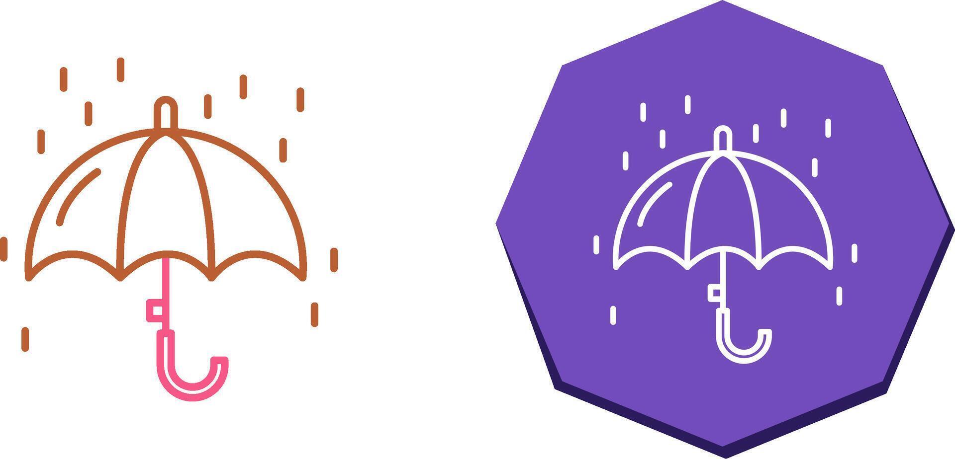 Raining Icon Design vector