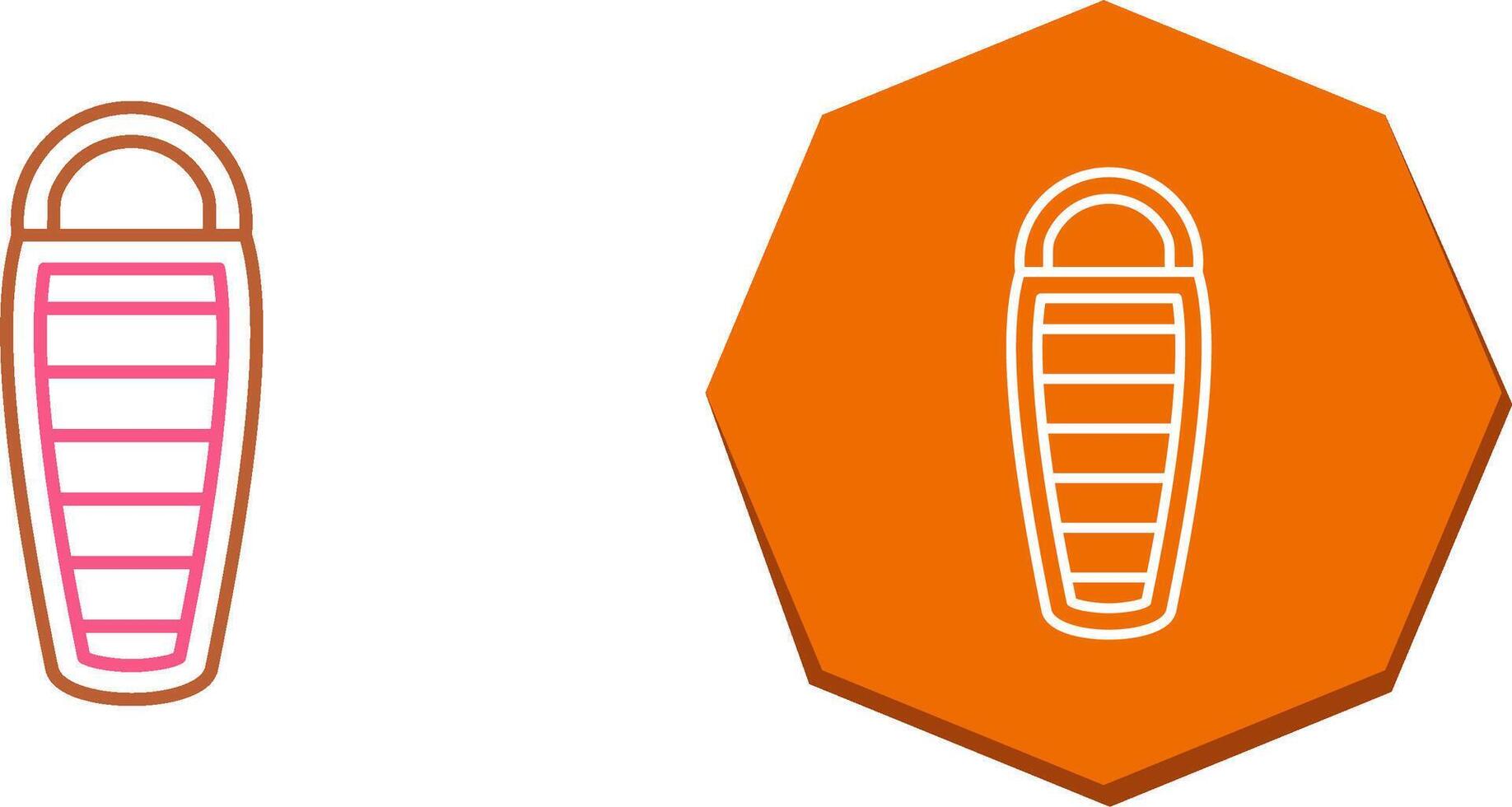 Sleeping Bag Icon Design vector