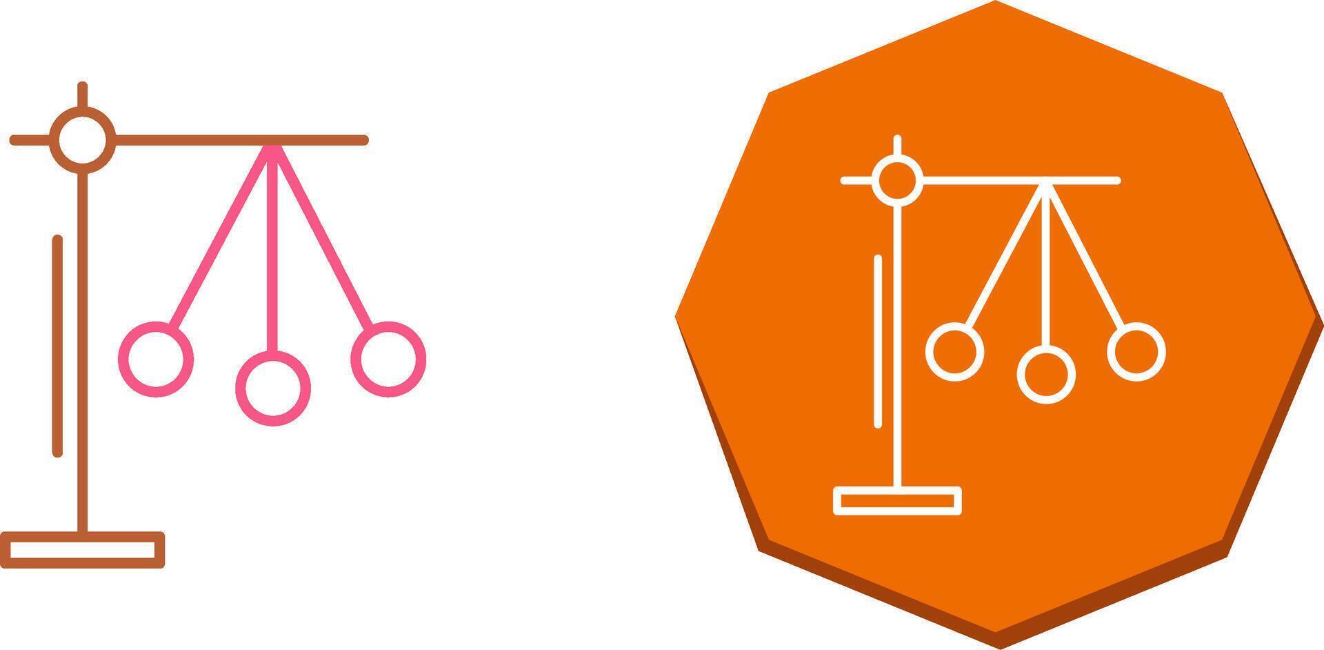 Pendulum Icon Design vector