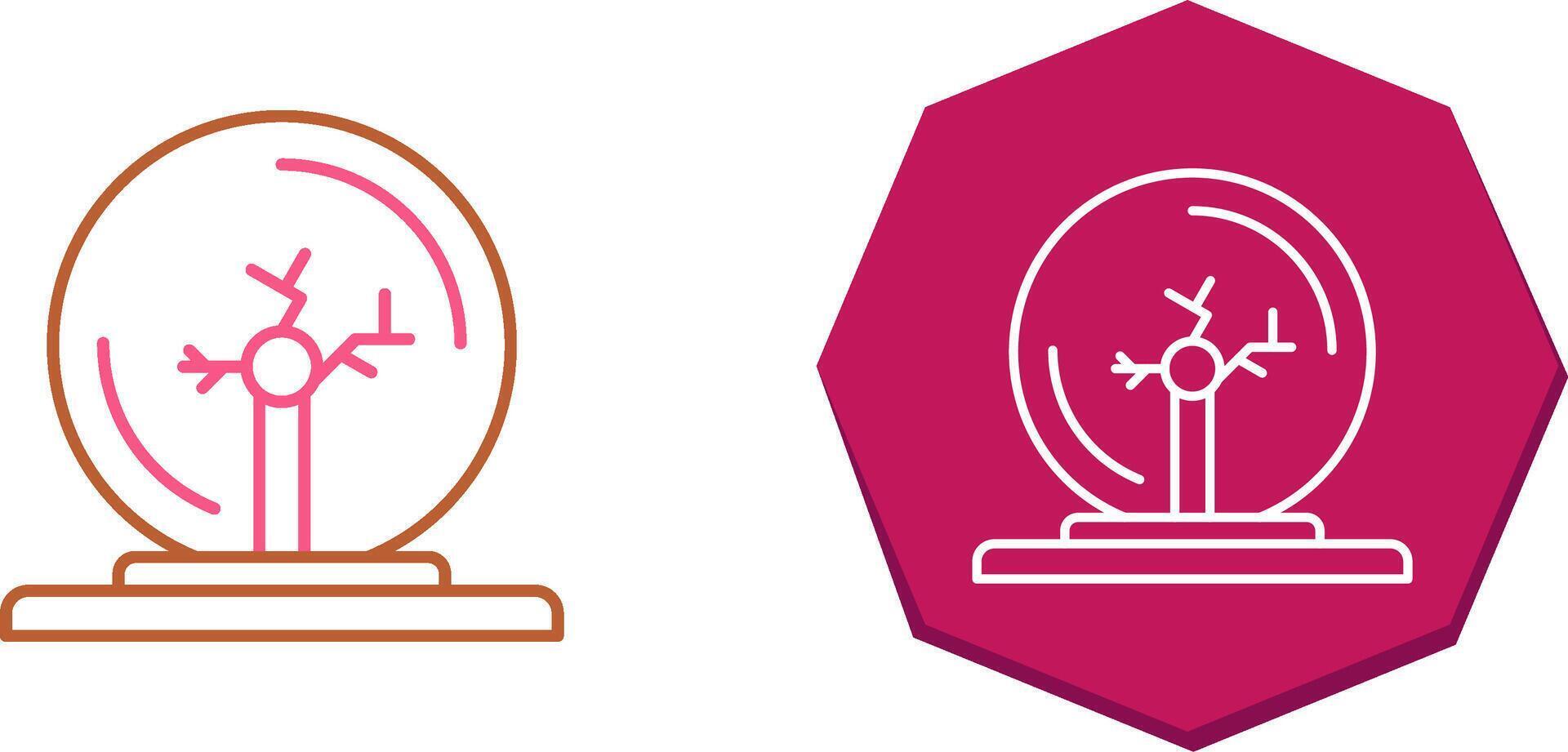 Plasma Ball Icon Design vector