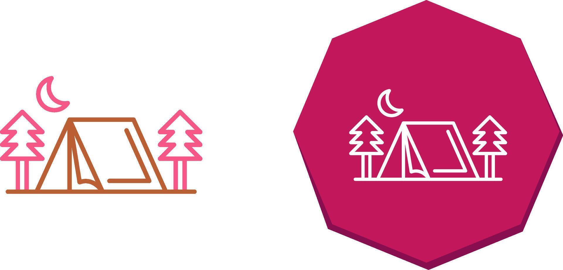 Tent Icon Design vector