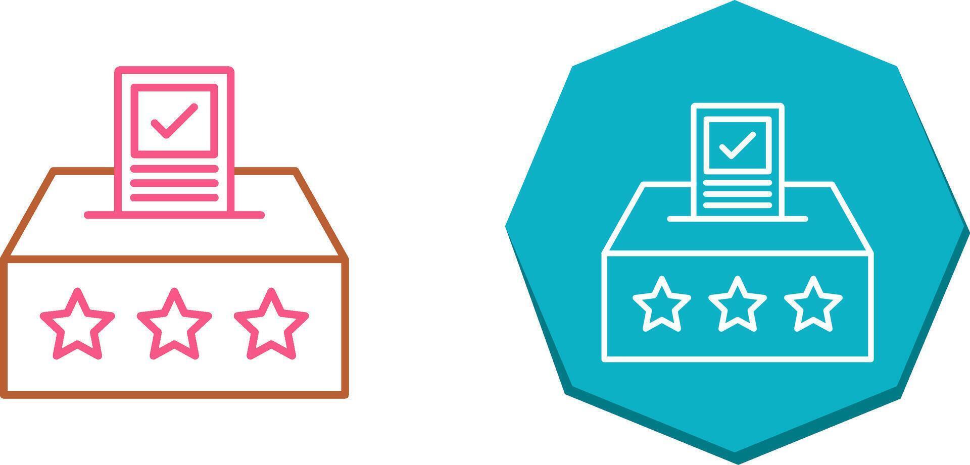 Ballot Icon Design vector