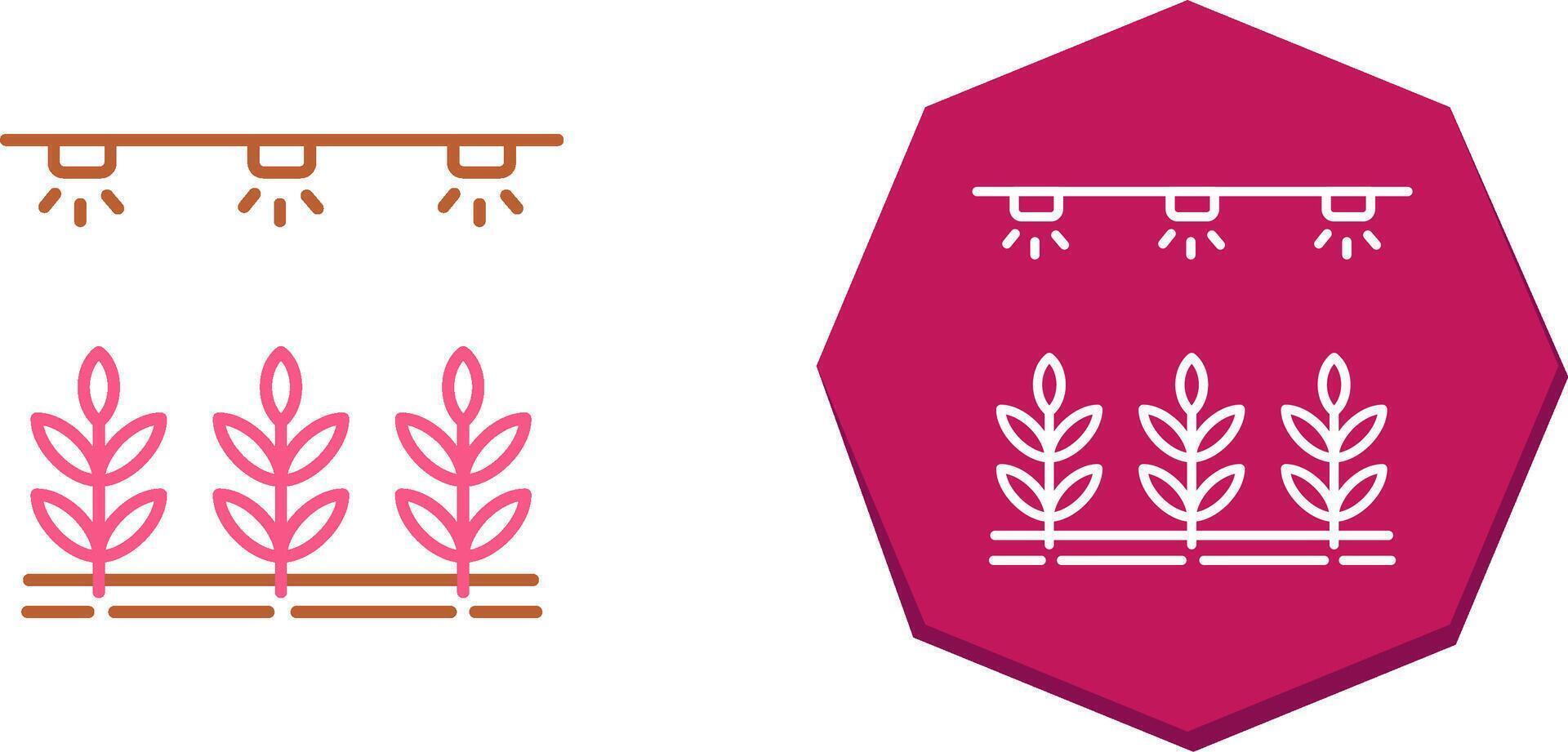 Irrigation System Icon Design vector