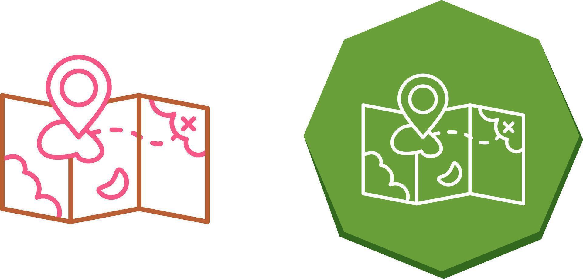 Map Icon Design vector