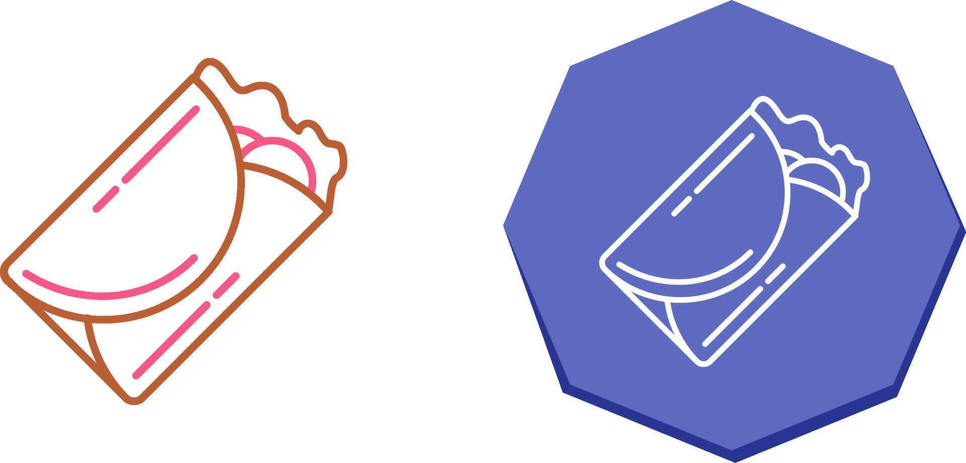 Kebab Icon Design vector