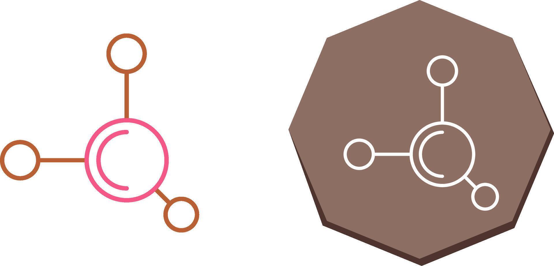 Molecule Icon Design vector