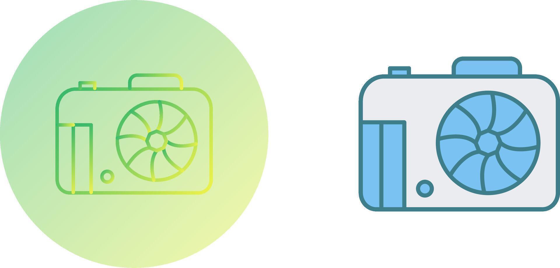 Unique Camera Icon Design vector
