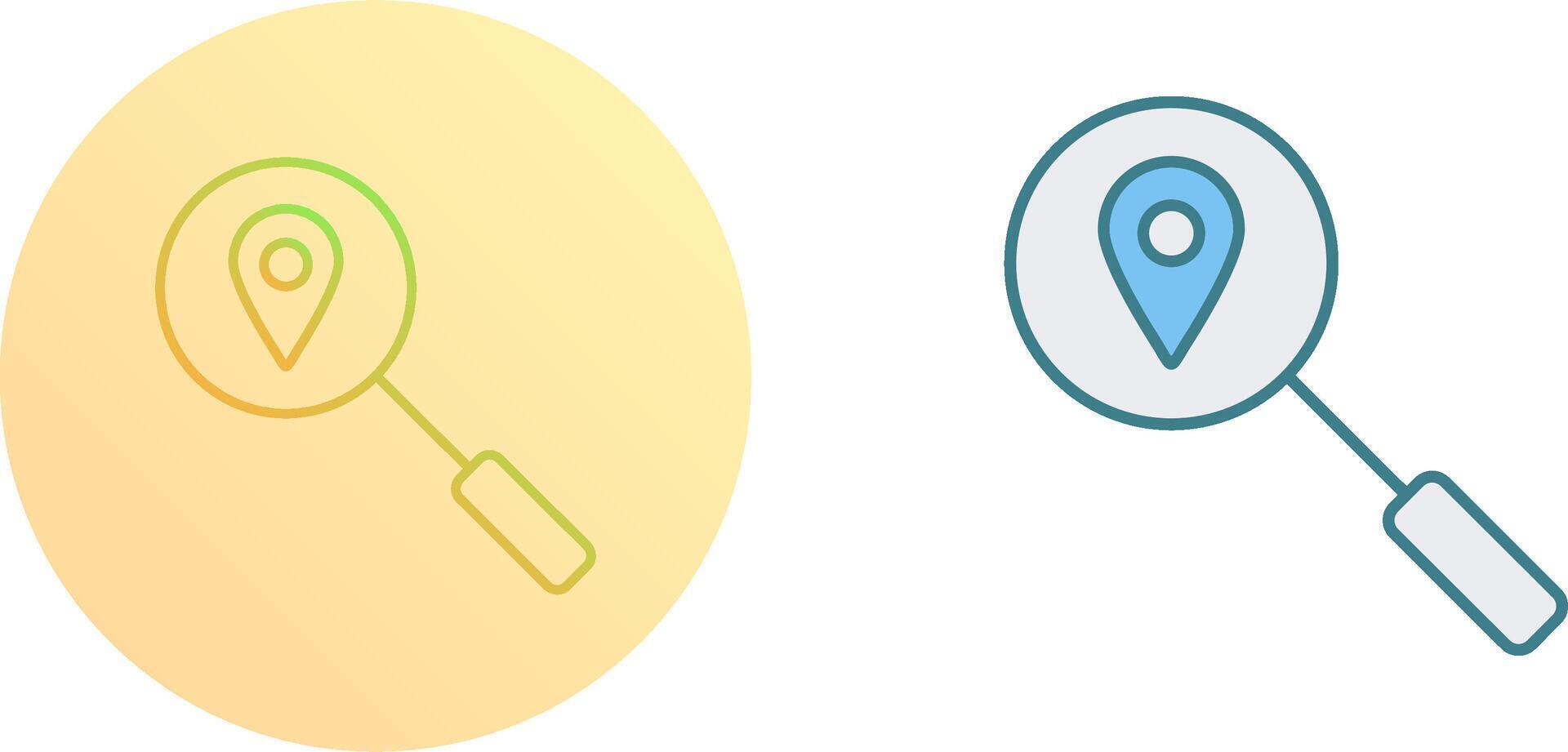 Unique Tracking Services Icon Design vector