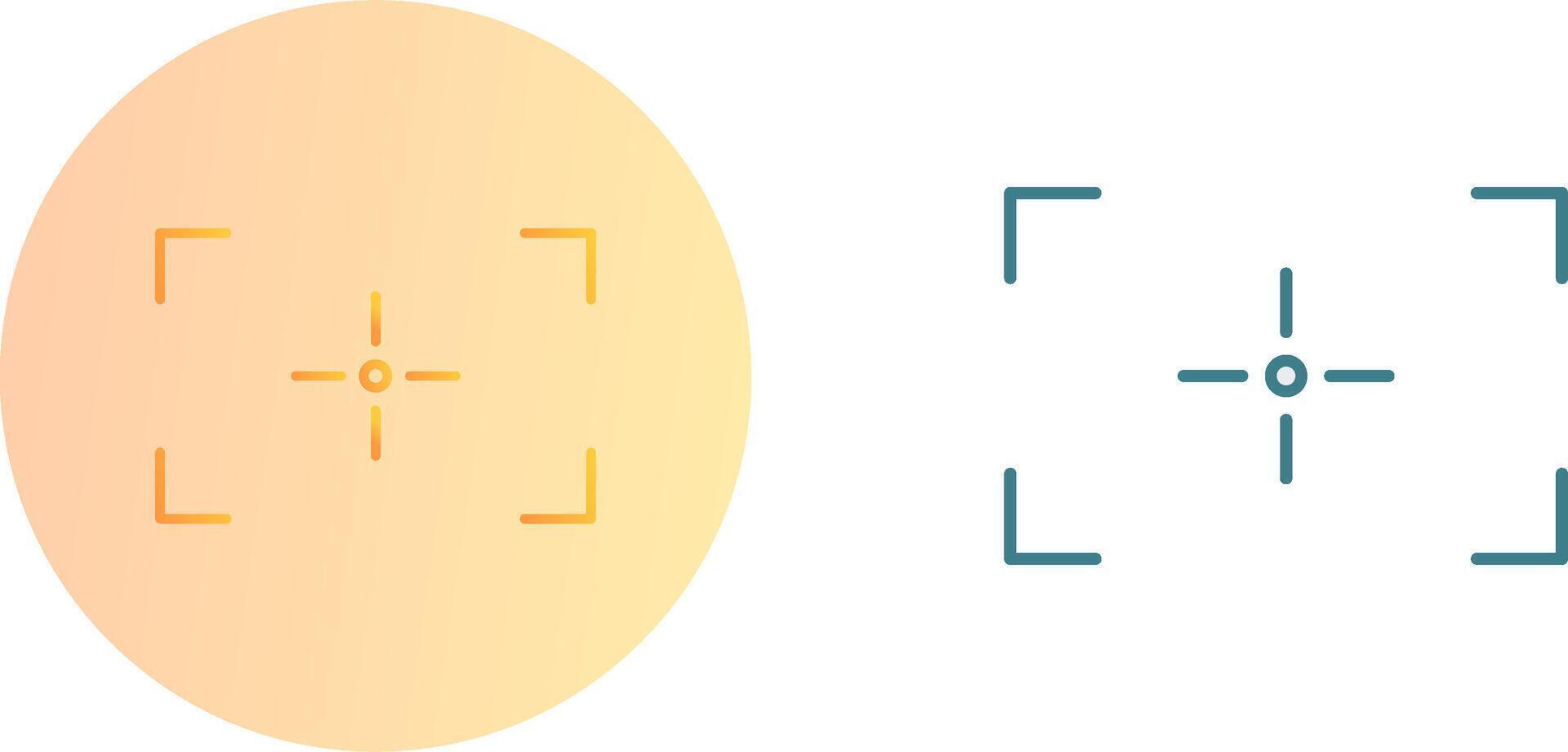 Unique Focus Icon Design vector