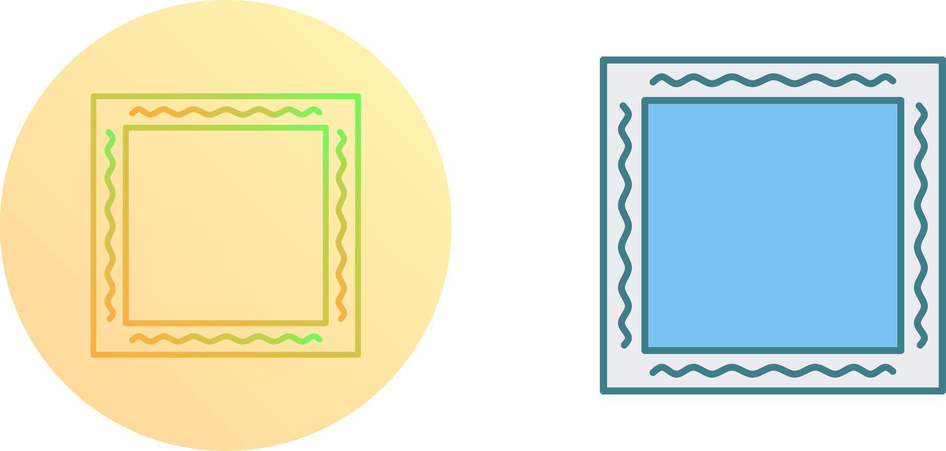 Unique Frame Icon Design vector