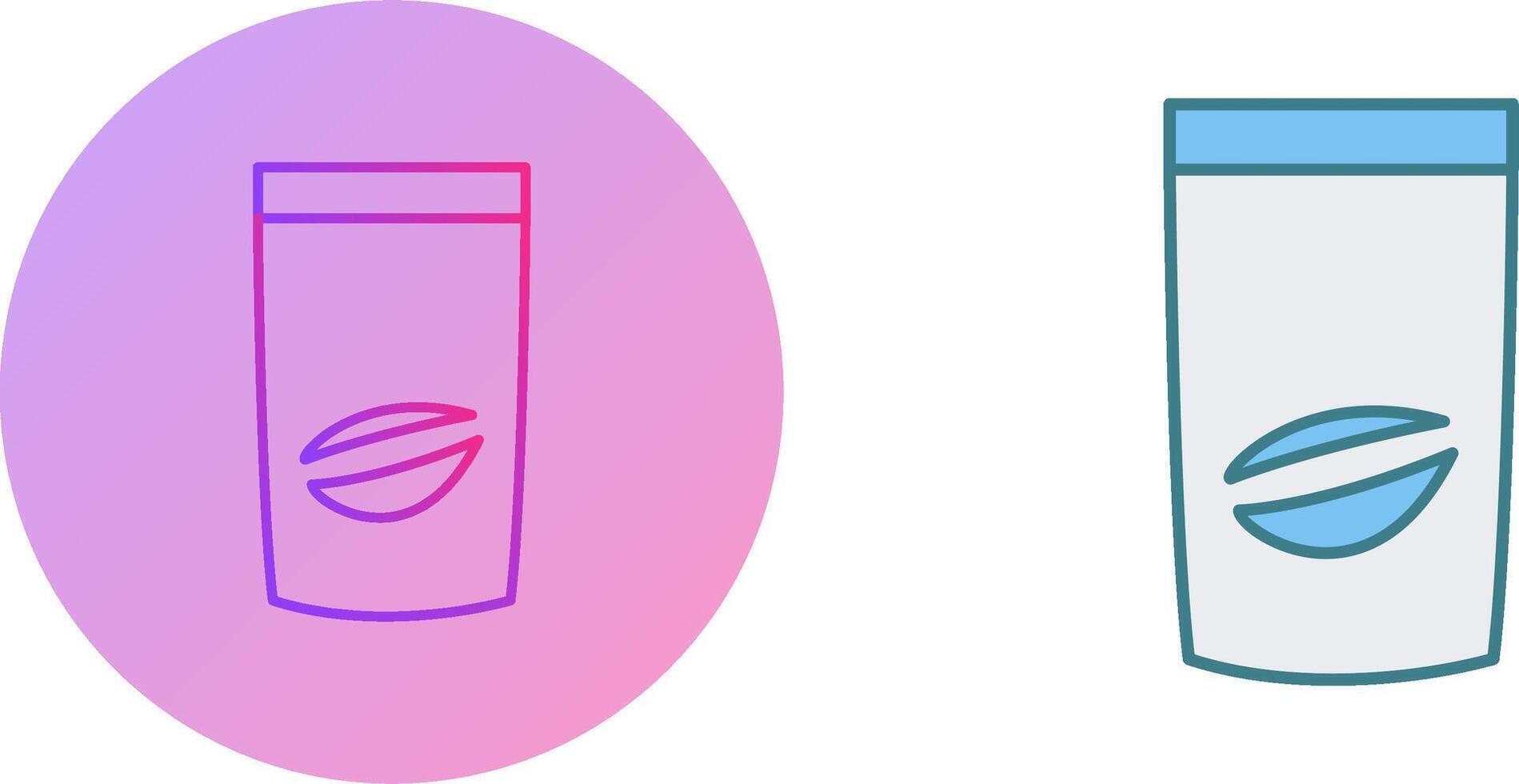 Coffee Bag Icon Design vector