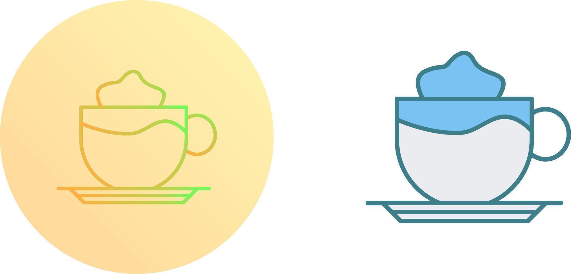 Latte Icon Design vector