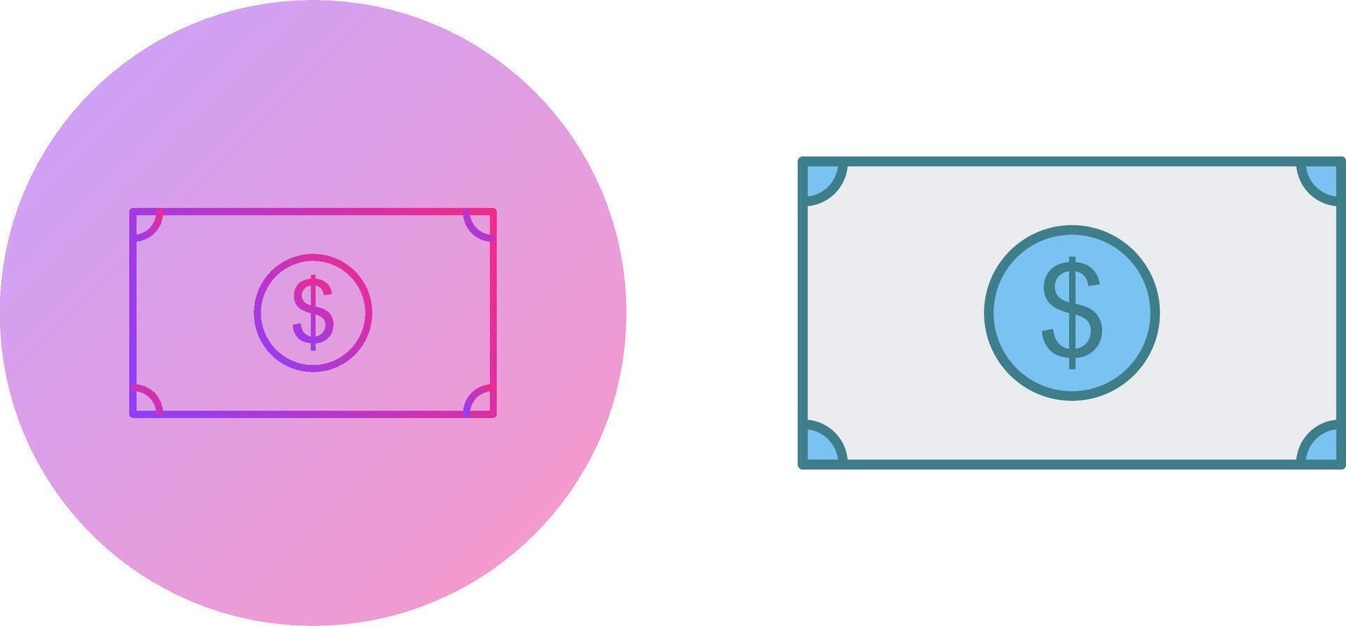 Unique Dollar Icon Design vector