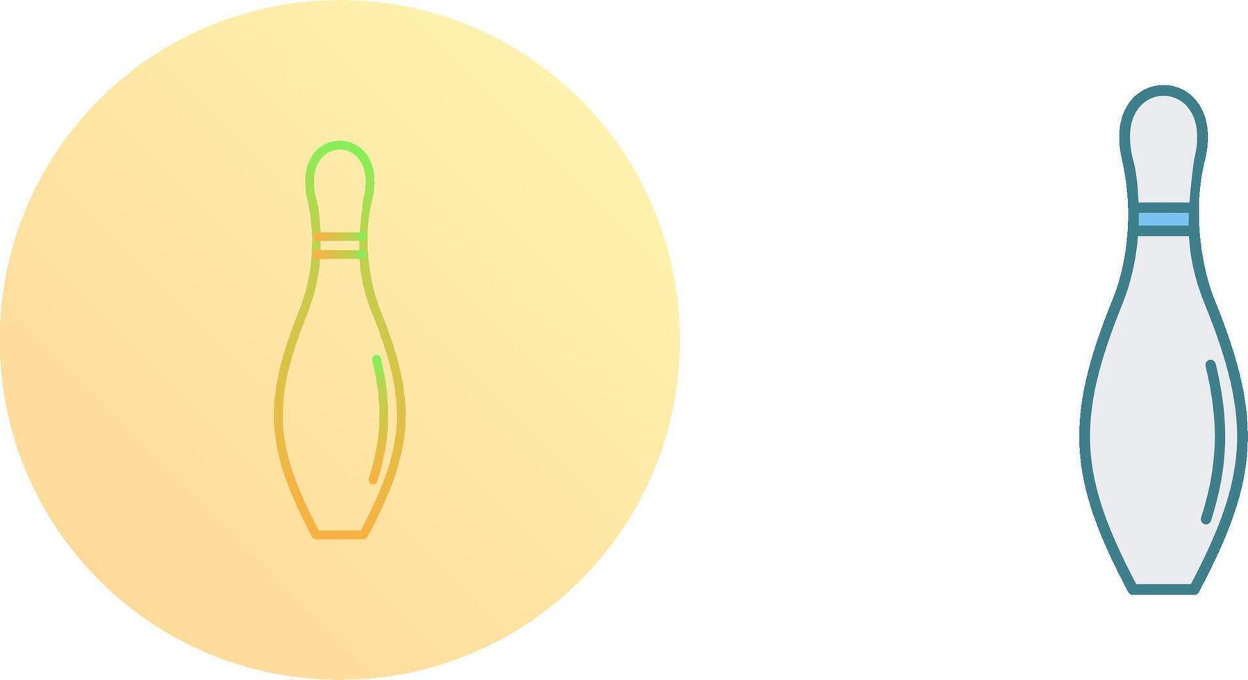 Bowling Pin Icon Design vector