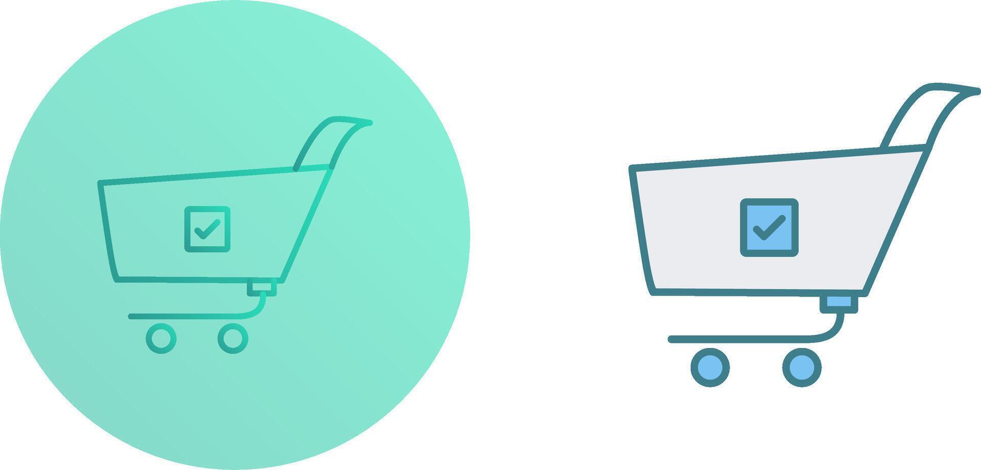 Unique Confirm Order Icon Design vector