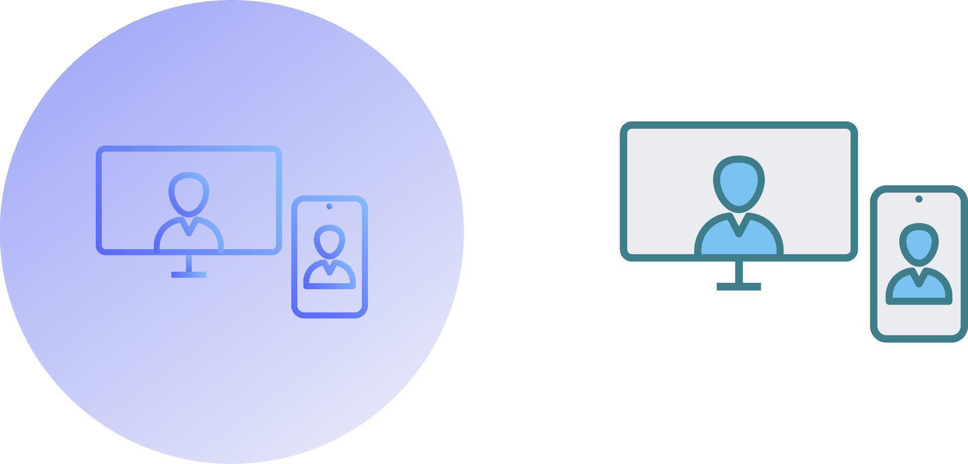 Unique Call Icon Design vector