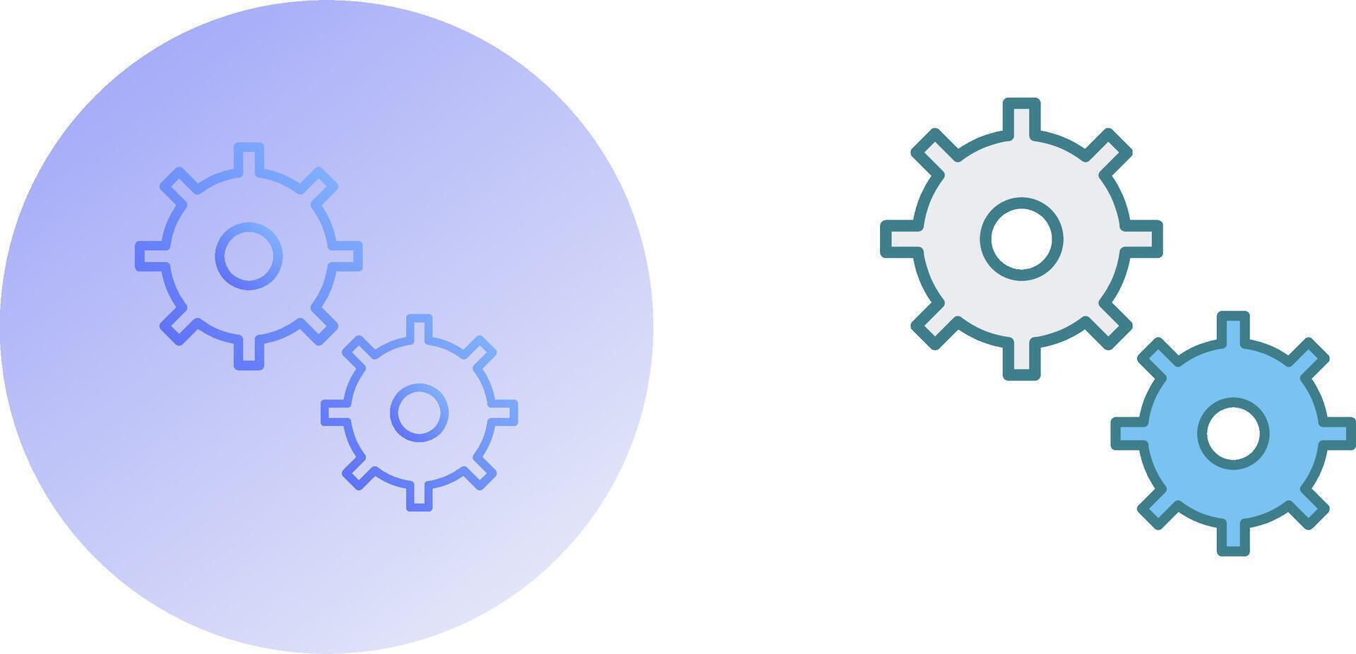 Unique Configurations Icon Design vector