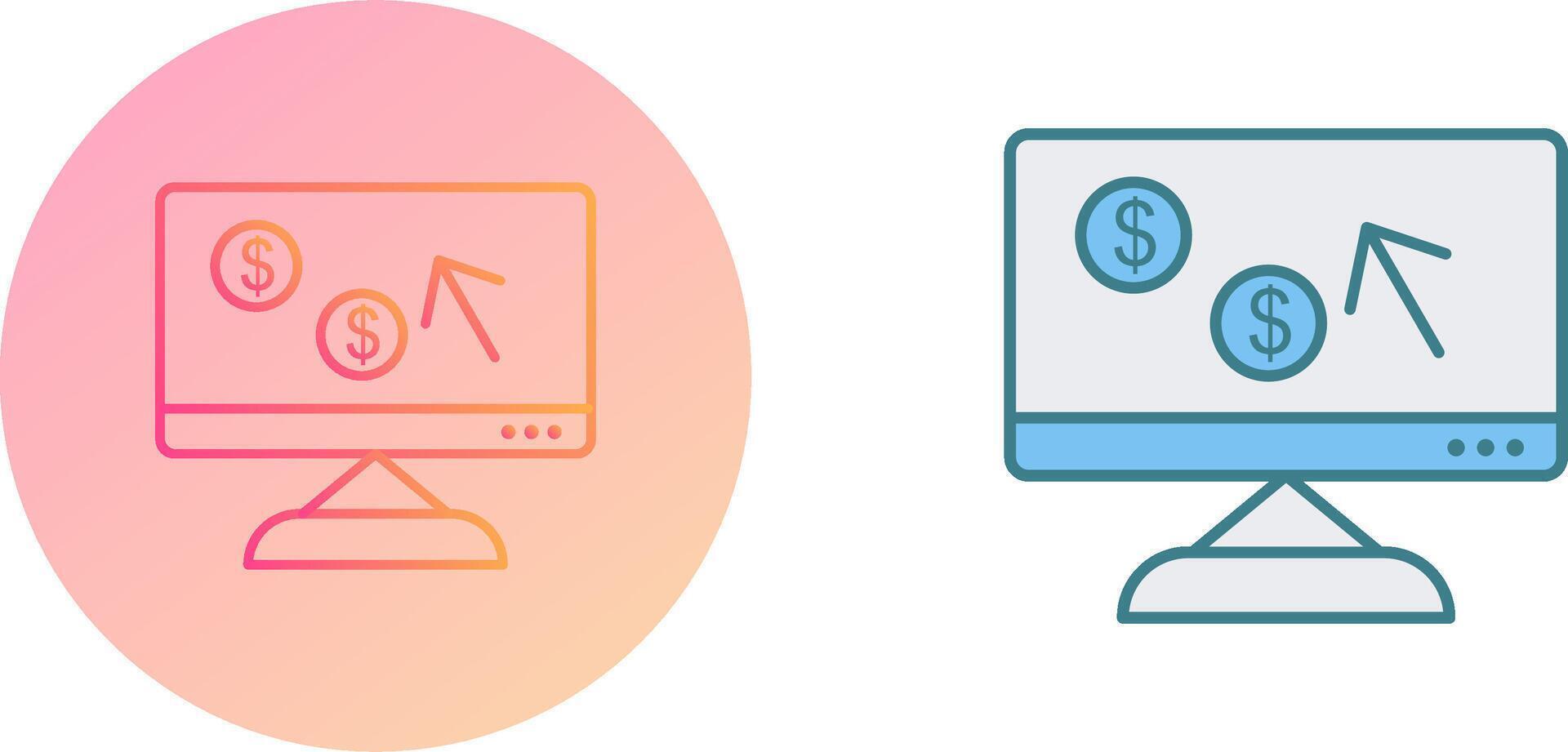 Unique Pay Per Click Icon Design vector