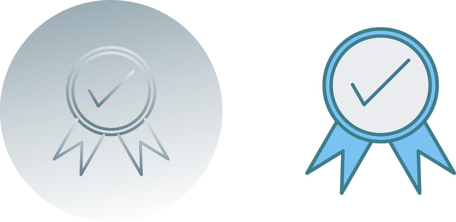 Unique Quality Control Icon Design vector