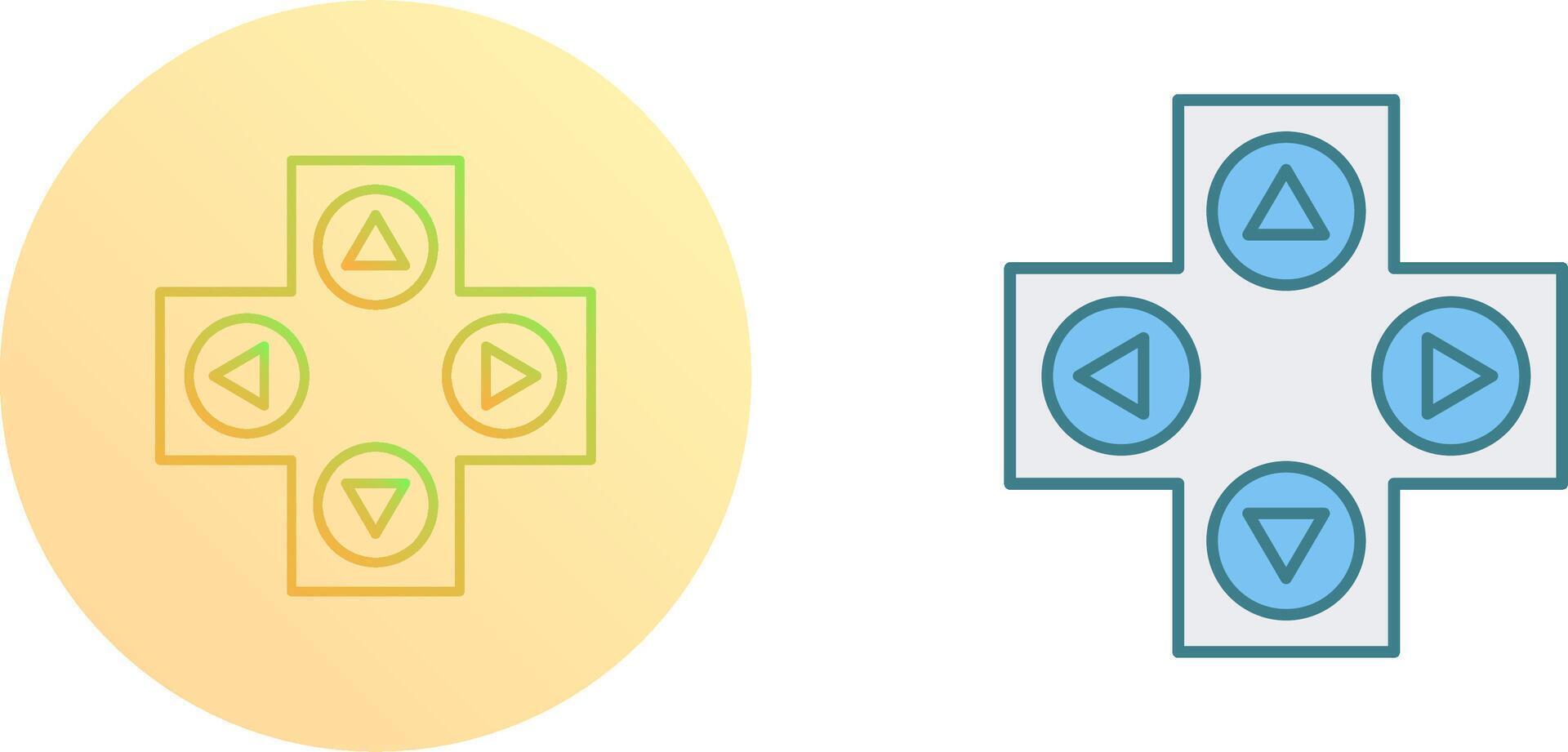 Unique Gaming Control Icon Design vector