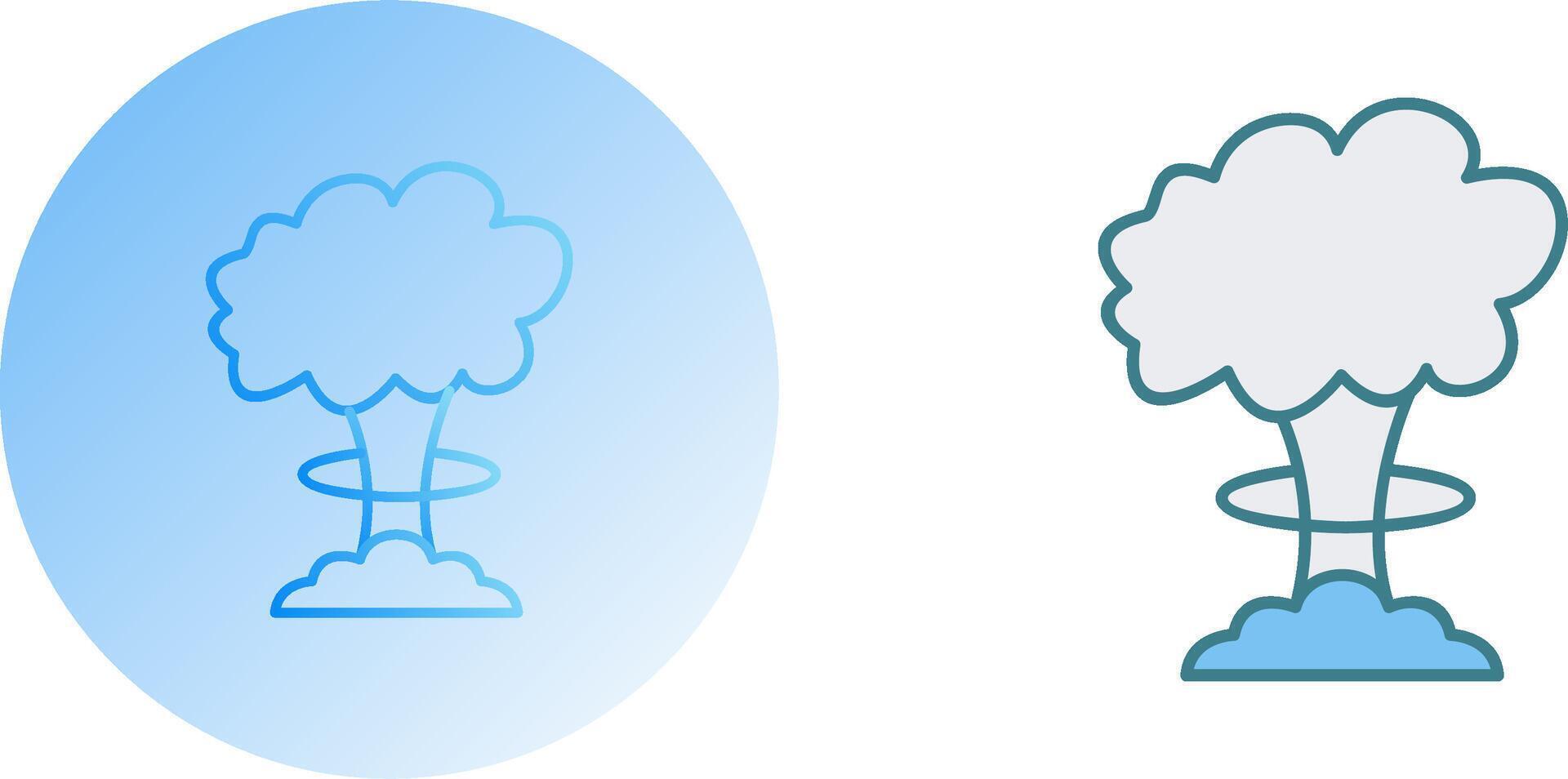 Unique Bomb Blast Icon Design vector