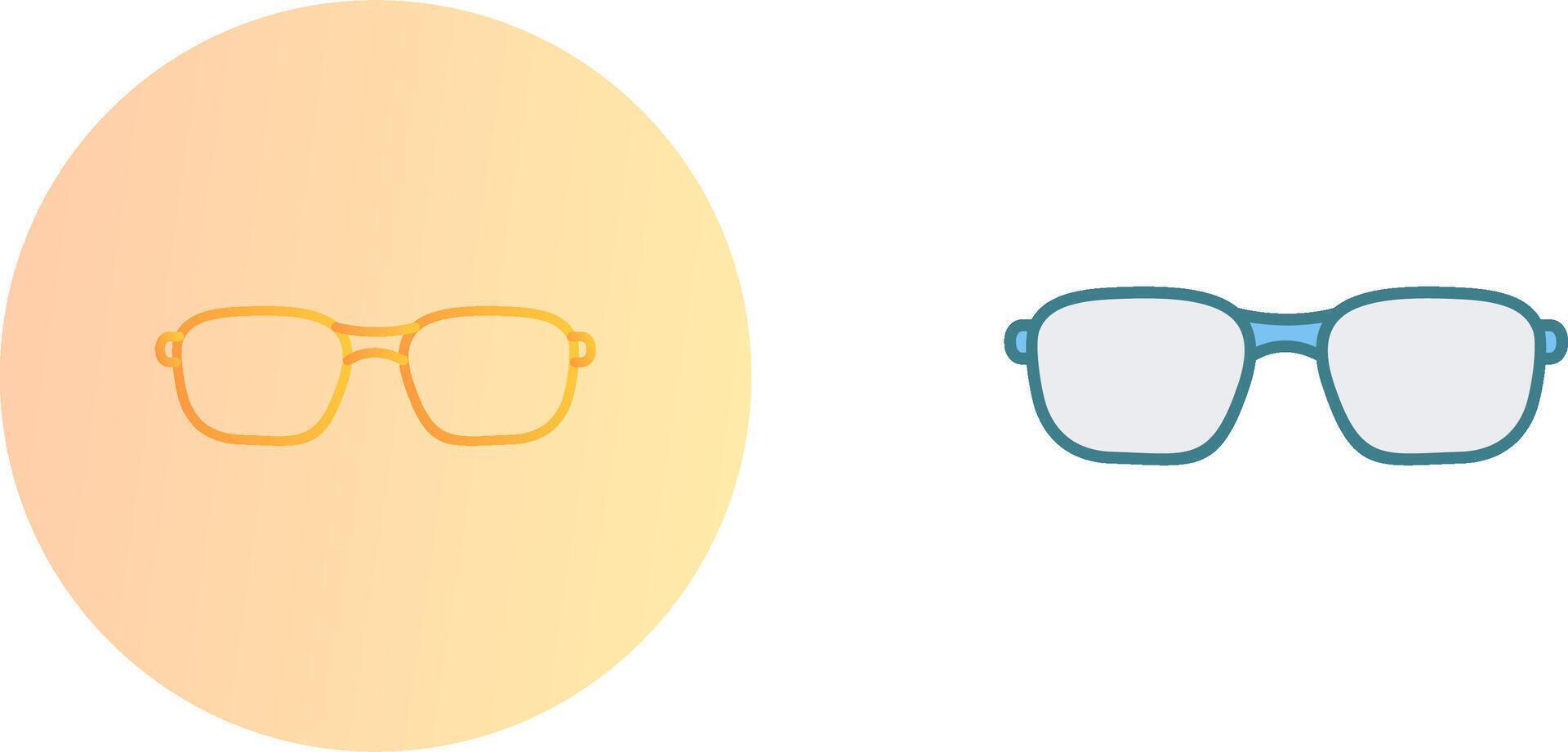 diseño de icono de gafas vector