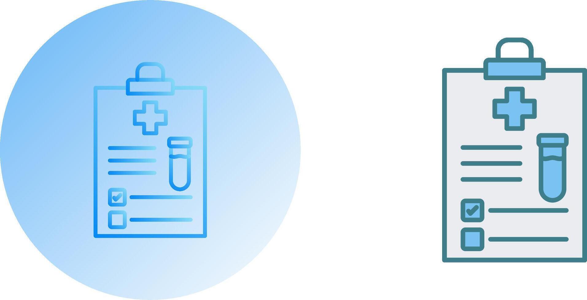 Medical Report Icon Design vector