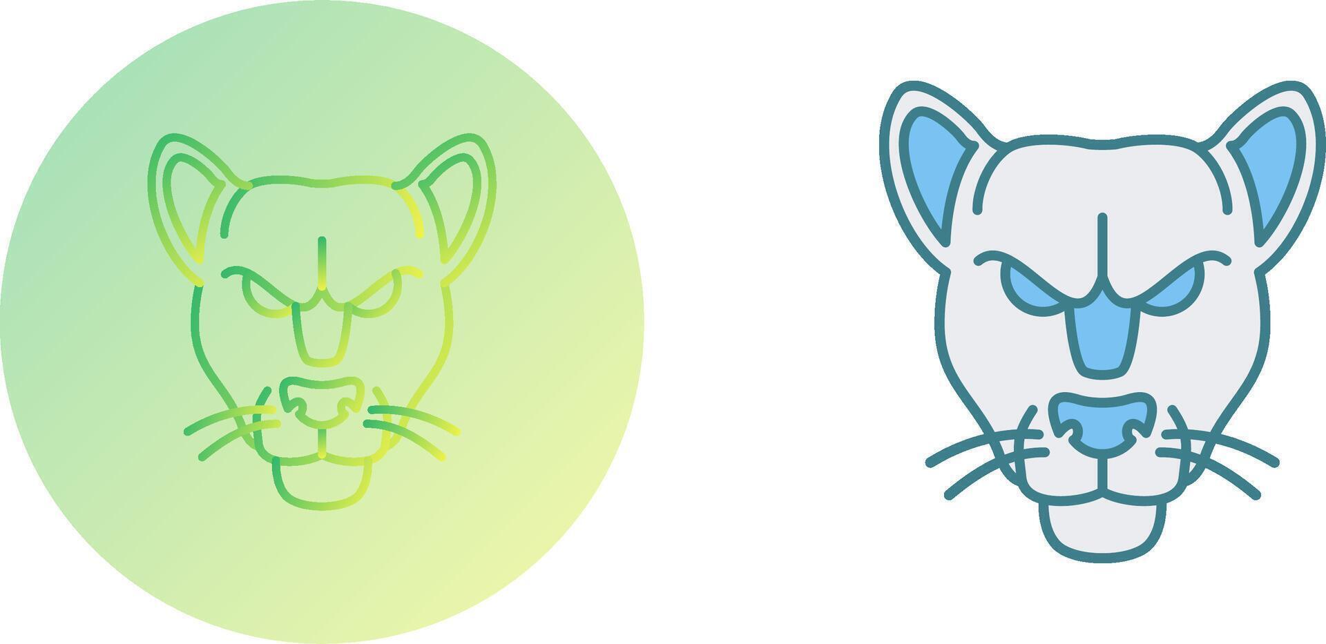 Black Panther Icon Design vector