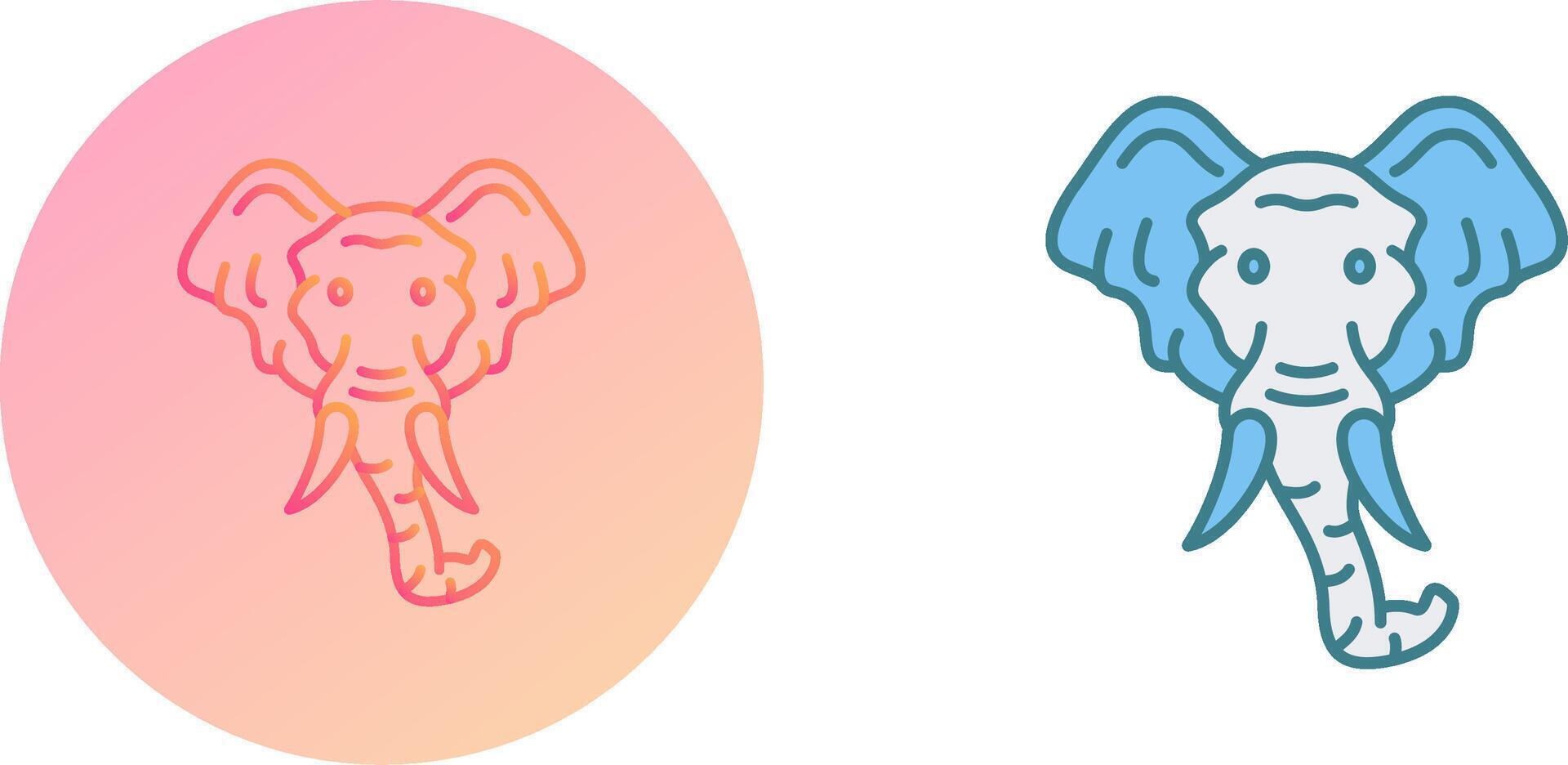 Eleplant Icon Design vector