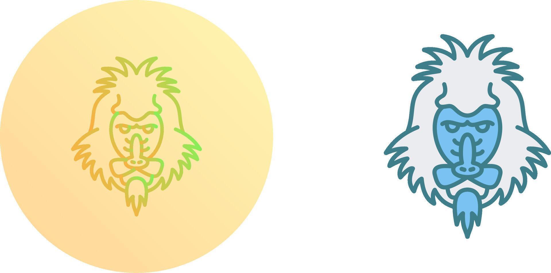 Mandrill Icon Design vector